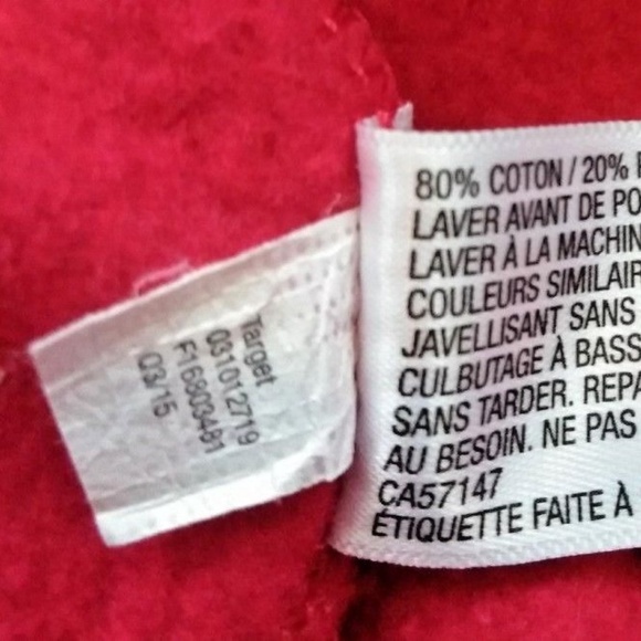 Circo unisex santa sweatshirt size 18 months red - Picture 6 of 8